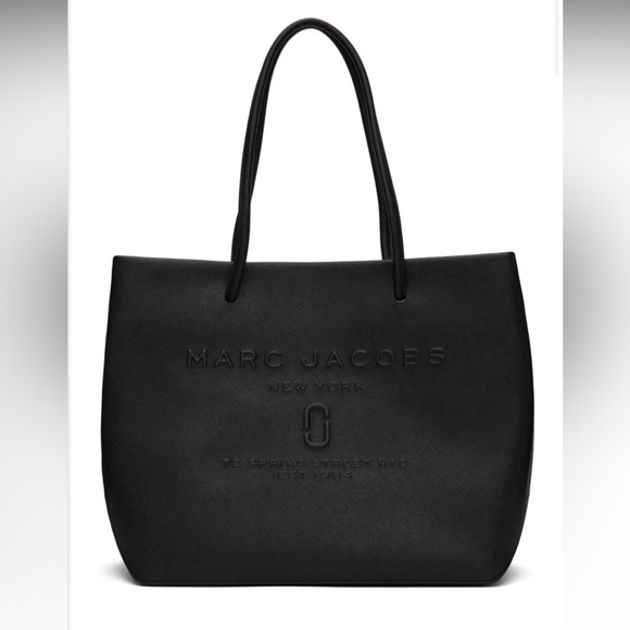 Marc Jacobs Black East West Shopper Logo Tote PLEASE READ DESCRIPTION - Picture 1 of 9
